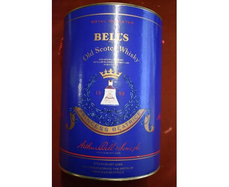 Bell's Princess Beatrice 1988. A special edition of Bell's decanter and contents released to mark the birth of the first chil