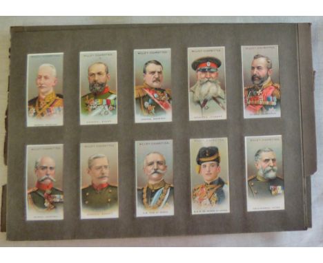 W.D. &amp; H.O. Wills Ltd., Allied Army Leaders (2 Printings) 1917 Set 50/50 good condition