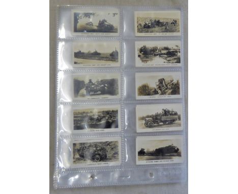 W.D. &amp; H.O. Wills Ltd., New Zealand Issues Units of the British Army and RAF 1928 Set F50/50 good condition