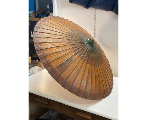 A vintage bamboo parasol 