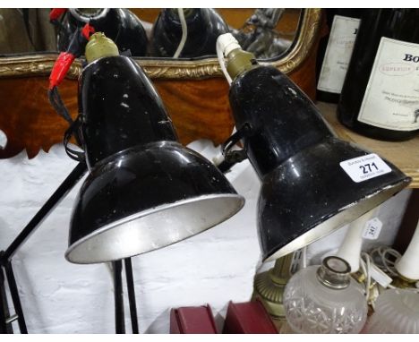 2 Vintage angle-poise desk lamps