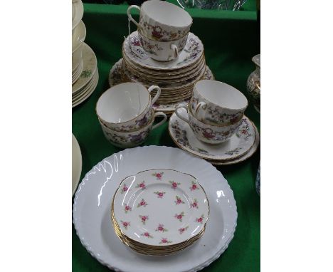 Royal Worcester Pekin breakfast cups and saucers, etc