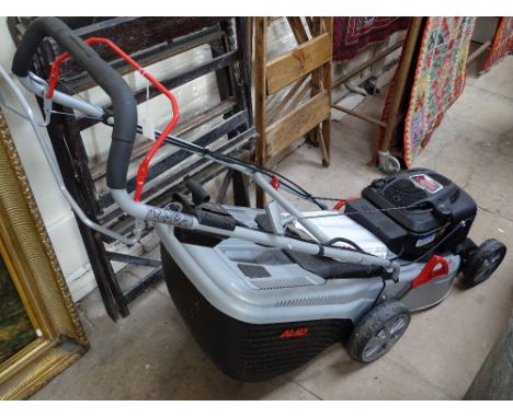 An Al-Ko petrol rotary self propelled lawn mower GWO
