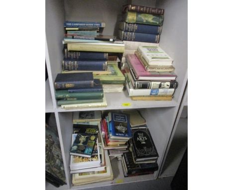 Mixed books to include Winston Churchill, antique reference books, Harry Pottery, The Diary of Samuel Pepys and others 