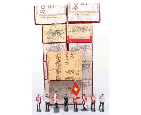John Tunstill's Soldiers Soldiers set 160 Salvation Army, 161 King's Own Borderers, marching, FN Rifles, 161 Hampshire Regime