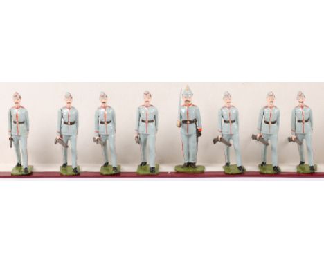 John Tunstill's Soldiers Soldiers British  Forces 106 Inns of Court Volunteers, 101 RN Sailors, sennet hats, present, and Whi