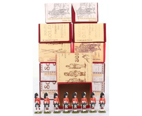 John Tunstill's Soldiers Soldiers set 133 48th Highlanders (Canadian Scottish) at attention, 135 Canadian Lorne Scots marchin