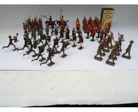 Britains Colonial Troops sets 225 King's African Rifles, 1554 Royal Canadian Mounted Police, 1545 Australian Infantry, 116 Su