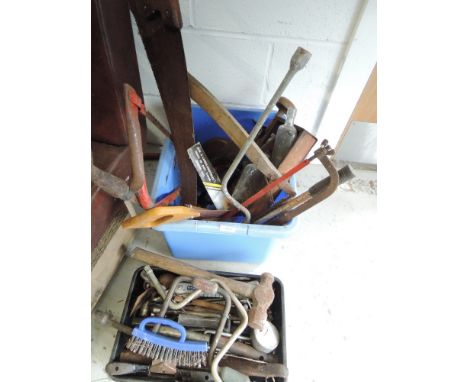 A selection of vintage tools