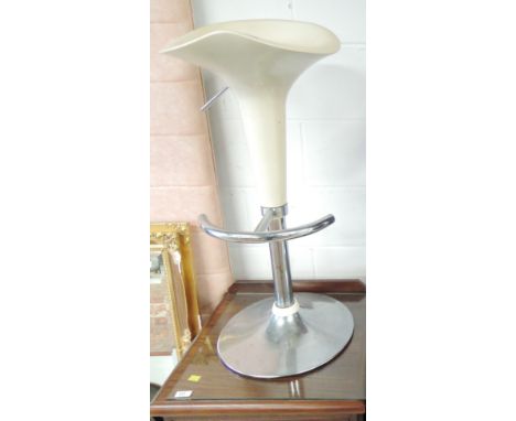 A modern bar stool in the vintage style