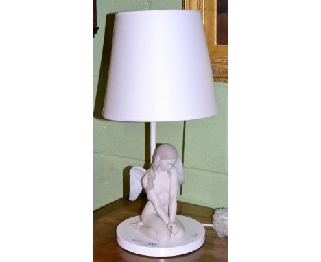 Lladro Beautiful Angel lamp (with box)