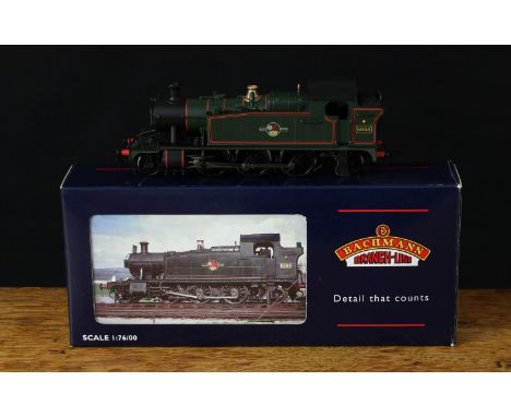 Bachmann Branch-Line OO Gauge 32-135Z Class 4575 2-6-2 tank locomotive, BR lined green livery, No.5553, late crest, boxed wit