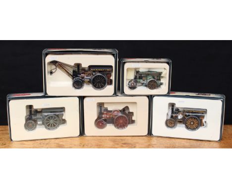 Corgi 1:50 scale Vintage Glory of Steam limited edition models, comprising 80104 John Fowler &amp; Co Leeds Ltd Fowler B6 roa