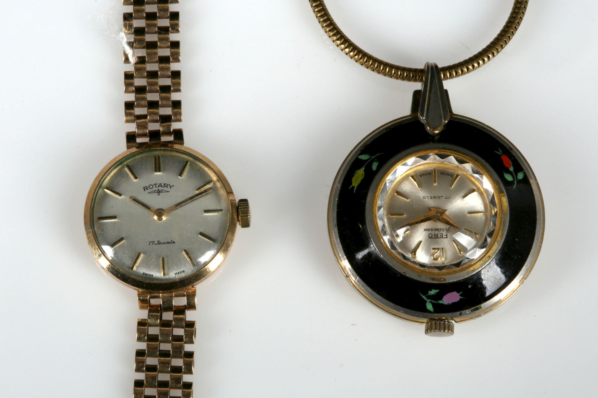 A 1960s Swiss Rotary ladies wristwatch, having 9ct gold  