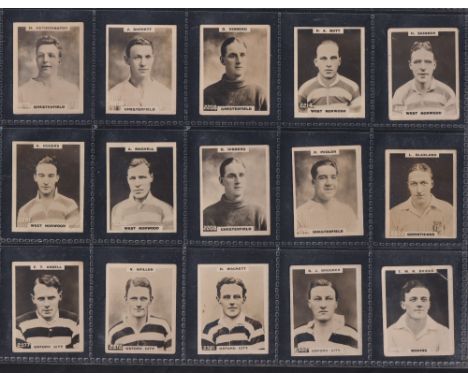 Cigarette cards, Phillips, Pinnace Footballers, 'K' size, numbered 941 and higher, 225 cards (some heavy duplication approx. 