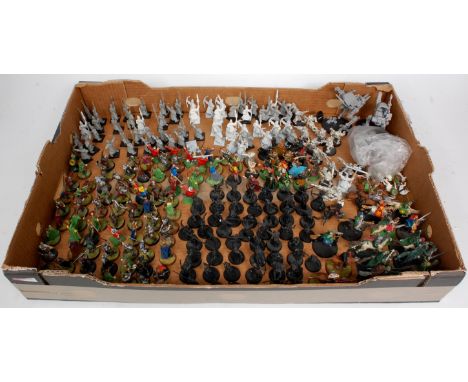 Collection of Mixed Warhahmmer 40K, Warhammer Fantasy and Lord of the Rings figures, to include Elves, Imperial Guard, Variou