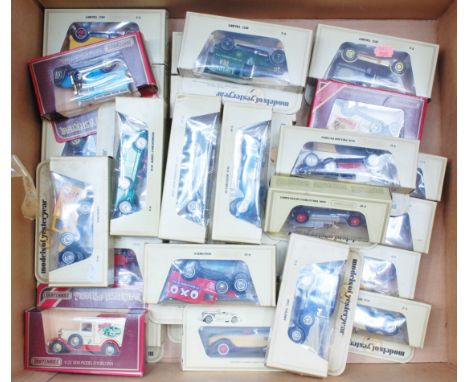 30 mixed Matchbox Models of Yesteryear, all in original cream or red window boxes, examples to include Maggi's 1930 Ford Mode