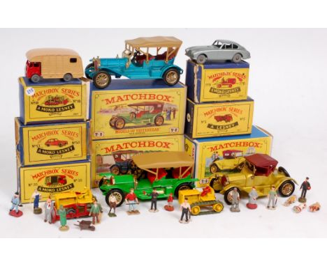 Matchbox 1-75 Series and Models of Yesteryear Boxed Diecast Group, to include No.35 Marshall Horse Box (G-BG), No.8 Caterpill