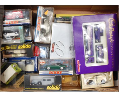 3 boxed of mixed modern issue diecast, mixed manufacturers to include Solido, Corgi, MOY, Dinky by Matchbox, Days Gone and ot