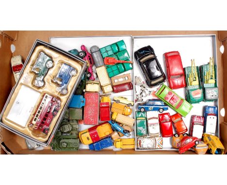 Collection of mixed loose, play worn and box diecast vehicles, to include Corgi Toys, Dinky Toys, and others, examples includ