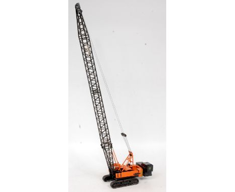 Zon Models of Holland 1/50th scale model of a Hitachi KH150 Crawler Crane, complete with ICE Hydraulic Pile Driver and sheet 