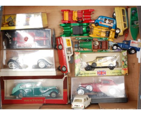 Collection of mixed modern and play worn diecasts, to include Minichamps, Solido, Rex Toys, Spot On and others, examples to i