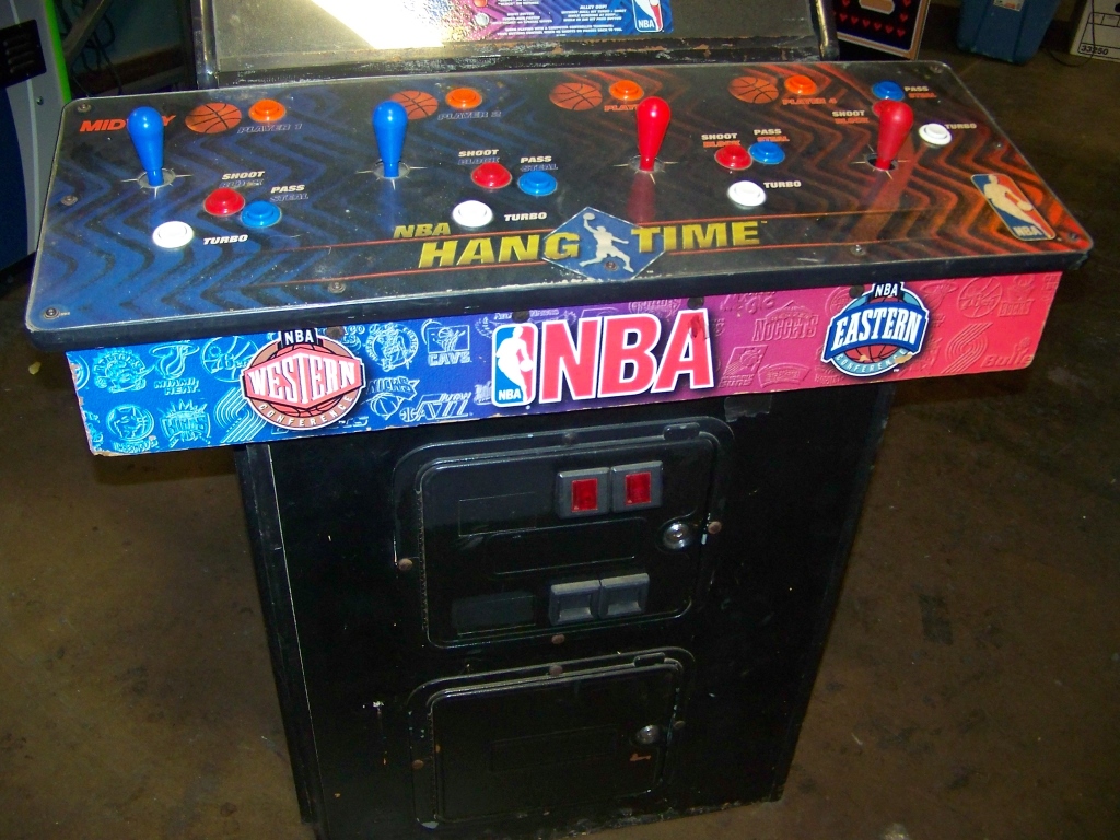 MAXIMUM HANGTIME NBA DEDICATED MIDWAY ARCADE GAME Item is in used ...