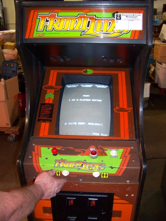 Frontline Classic Arcade Game Taito Cabinet Item Is In Used Condition 