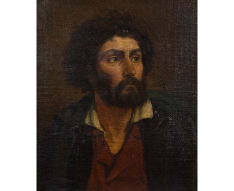 André HENNEBICQ (1836-1904), oil on canvas Men's portrait, monogrammedAndré HENNEBICQ (1836-1904), olie op doek Herenportret,