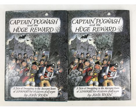 [Autograph] Ryan, John, Captain Pugwash and the Huge Reward, Gungarden books, 1991, bearing a pen and ink sketch of Captain P