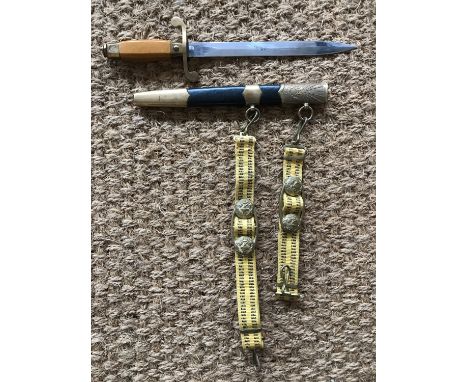 A Soviet Russian Army officer's dagger, the blade dated 1957