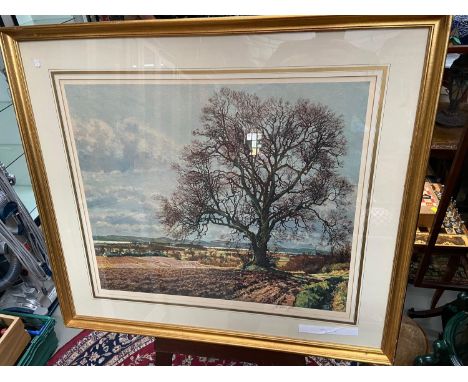 A Large J. McIntosh Patrick farm landscape scene Guild print. Signed in pencil by the artist. [Frame 74x84cm] 