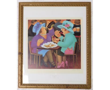 A limited edition Beryl Cook print entitled Ladies Who lunch" 46cm x 55cm "