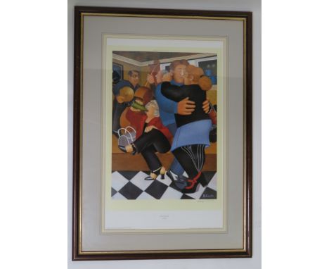 A limited edition signed Beryl Cook print, Shall We Dance"  limited to 650 copies  62cm x 40cm "