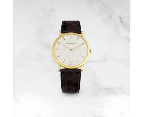 AUDEMARS PIGUET. MONTRE BRACELET EN OR JAUNE 18K (750) MOUVEMENT MECANIQUEAUDEMARS PIGUET. AN 18K GOLD MANUAL WIND SLIM WRIST