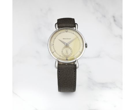 JAEGER-LECOULTRE. MONTRE BRACELET EN ACIER AVEC ANSES GOUTTE D'EAU MOUVEMENT MECANIQUEJAEGER-LECOULTRE. A STAINLESS STEEL MAN