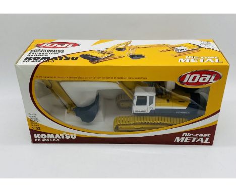 A boxed Joal Komatsu PC 440 LC-5 Excavator die-cast model (1:32 Scale)