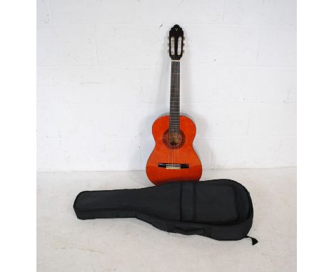 A Valencia (model CG160) 3/4 size Spanish classical guitar with soft carry case