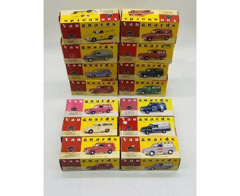 A collection of fourteen boxed Lledo Vanguards "1950's - 1960's Classic Commercial Vehicles" die-cast models (all 1:43 scale)