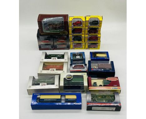 A collection of boxed die-cast vehicles for OO gauge model railway including Corgi Trackside (Post Office Set, Royal Mail Set