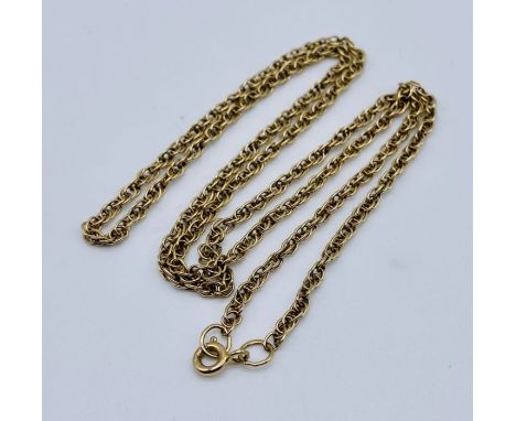 A 9ct gold chain, weight 6.1g