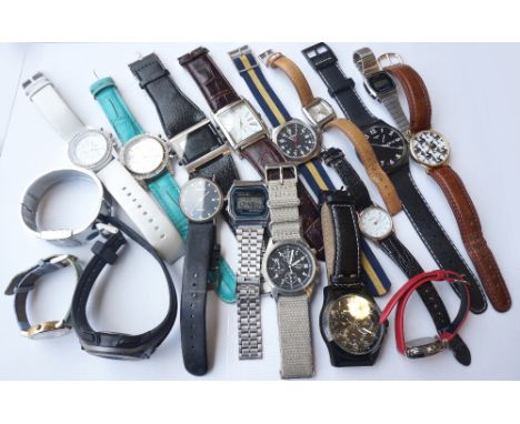 SELECTION OF LADIES AND GENTLEMEN'S WRISTWATCHES
including Pulsar, Casio, Timex, Romanson, Swatch, etc. (19)