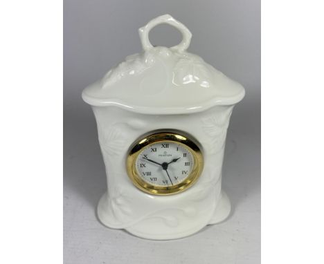 A BOXED MINTONS VICTORIA STRAWBERRY CLOCK 