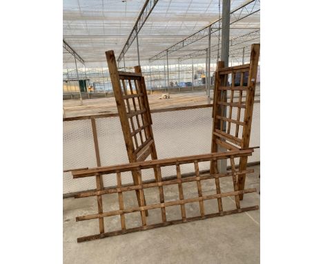 AN AS NEW EX DISPLAY CHARLES TAYLOR TRELIS FRAME FOR A BENCH *PLEASE NOTE VAT TO BE CHARGED ON THIS ITEM* 