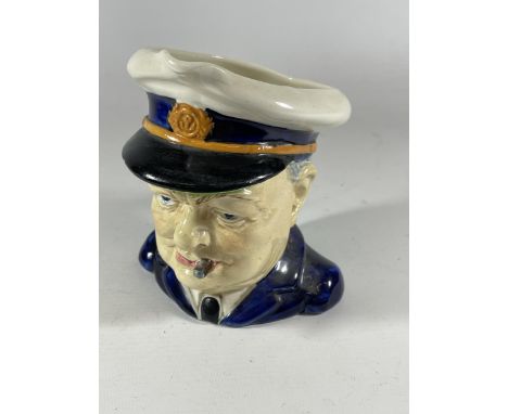 A BURLEIGH WARE WINSTON CHURCHILL CHARACTER JUG 