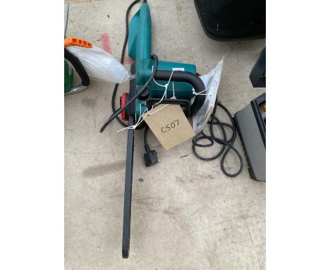 AN ELECTRIC BOSCH CHAINSAW 