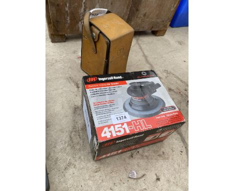 A VOLT METER AND AN ORBITAL AIR SANDER 