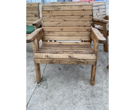 AN AS NEW EX DISPLAY CHARLES TAYLOR EXTRA WIDE CHAIR *PLEASE NOTE VAT TO BE CHARGED ON THIS ITEM* 