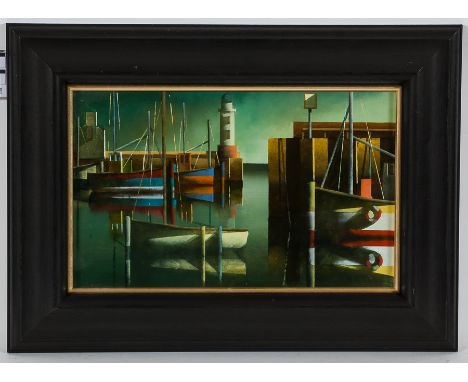 * STEPHEN MANGAN, MORNING LIGHT oil on board 26.5cm x 41cm Framed and under glass