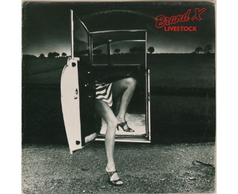 BRAND X - LIVESTOCK - UK TEST PRESSING LP WITH PROOF SLEEVE - The UK Charisma test pressing of the 1977 LP (CLASS 5). The rec